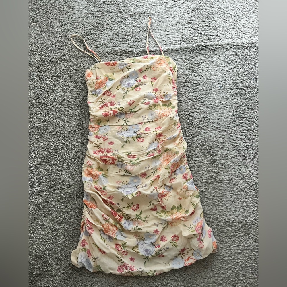 WeWoreWhat floral mini dress size XS